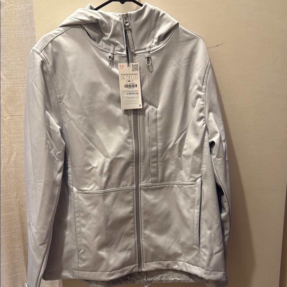 Women's Gray Hooded Jacket